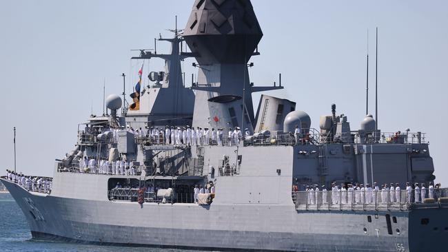 HMAS Toowoomba at Garden Island, south of Perth. Picture: Justin Benson-Cooper / The West Australian