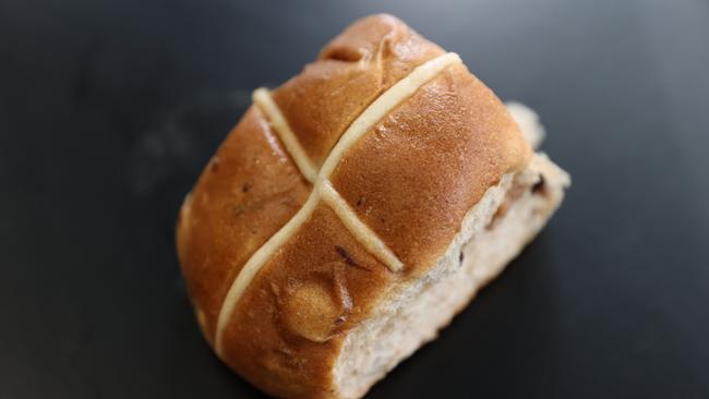 Banana Boogie traditional. Hot cross bun taste test, pictured on April 8th. Picture: Tom Huntley