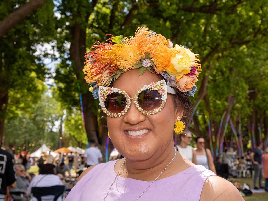 Jules O'Sullivan, Toowoomba Carnival of Flowers Festival of Food and Wine, Saturday, September 14th, 2024. Picture: Bev Lacey