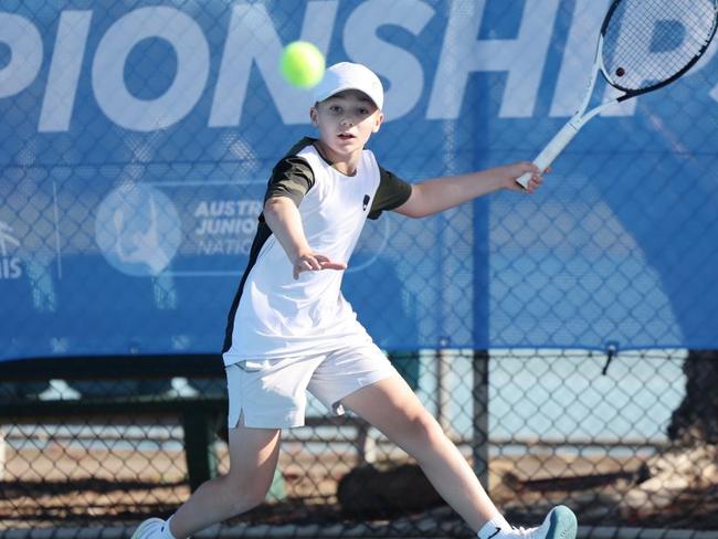 Raphael Savelli took out the Junior Hardcourt Nationals title last year. Picture: Tennis Australia