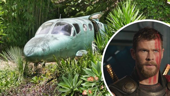 Aeroplane from Thor movie lands in Queensland backyard