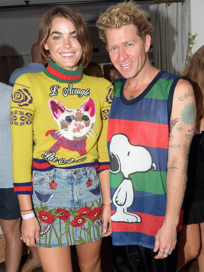 Bambi Northwood-Blyth with her husband Dan Single.