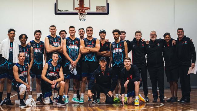 The Sunshine Coast Phoenix NBL1 team which Dale Ryan coached last season. Picture: Sunshine Coast Phoenix Facebook