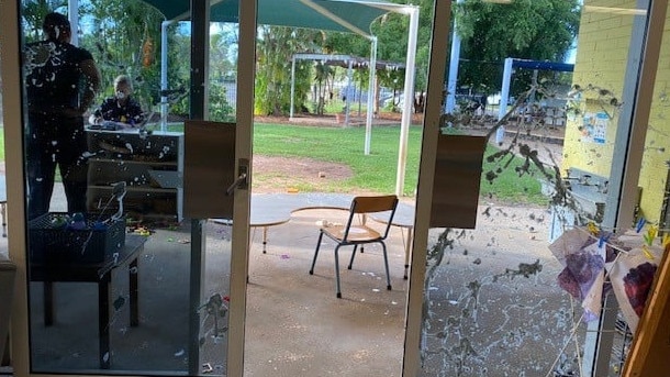 Goodstart Early Learning Wulagi was broken into again. Staff arrived on Tuesday morning to find the place trashed. Picture: Supplied