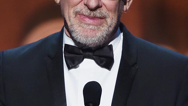 CENTURY CITY, CA - FEBRUARY 07: Director Steven Spielberg speaks onstage at the 67th Annual Directors Guild Of America Awards at the Hyatt Regency Century Plaza on February 7, 2015 in Century City, California. (Photo by Alberto E. Rodriguez/Getty Images for DGA)