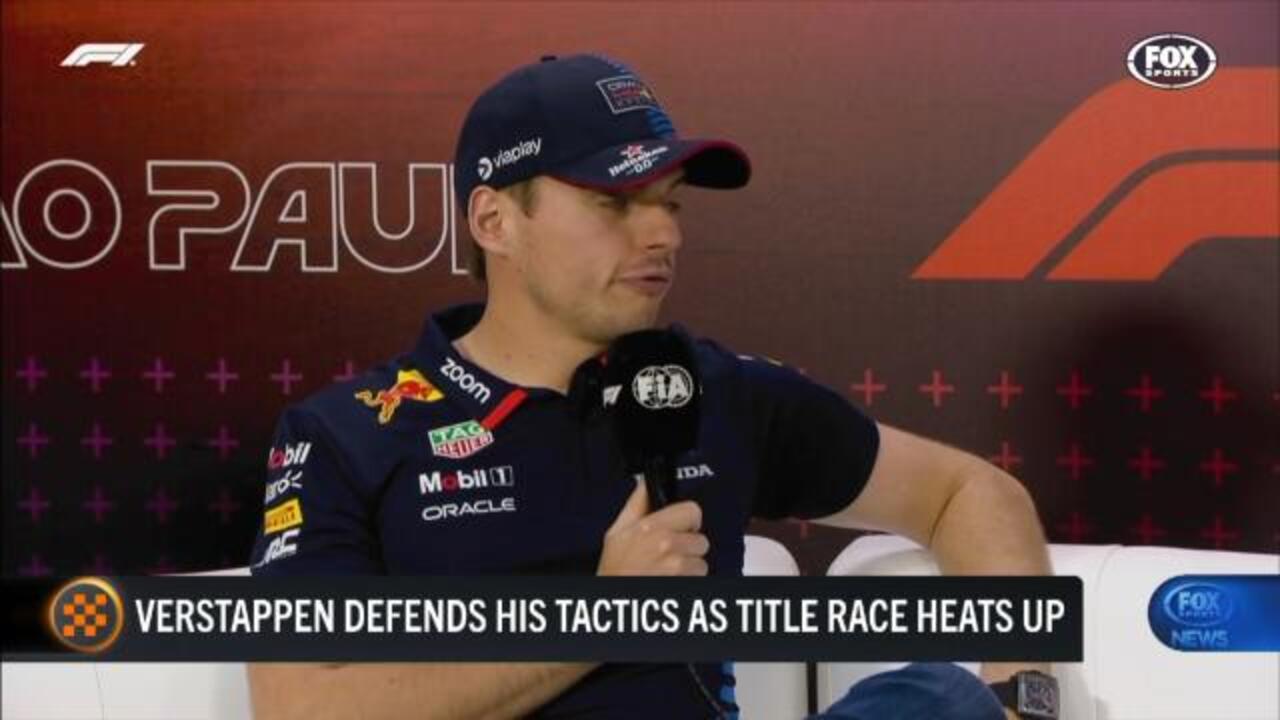 Verstappen defends "dangerous" tactics