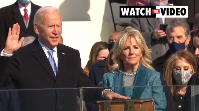 Joe Biden sworn in as 46th US President 