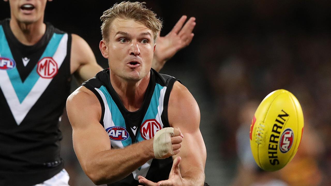 Brownlow medallist Ollie Wines is confident he has recovered from his heart scare. Picture: AFL Photos/Getty Images