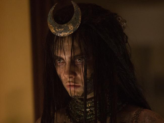Cara Delevingne as The Enchantress in the superhero hit Suicide Squad.