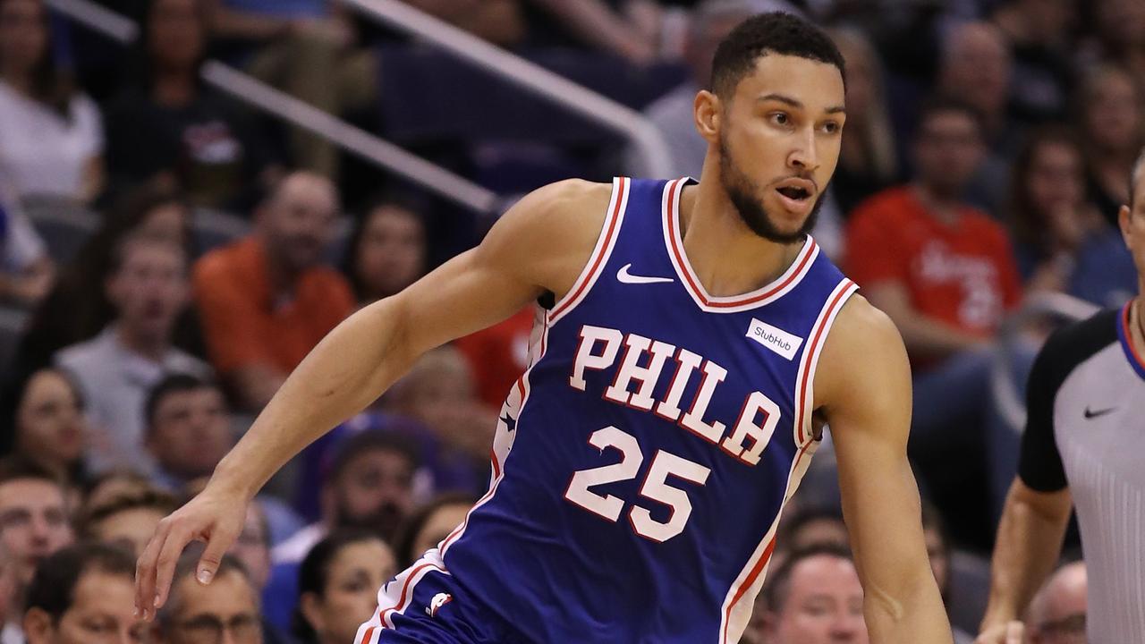 Ben Simmons has a sprain in his AC joint.
