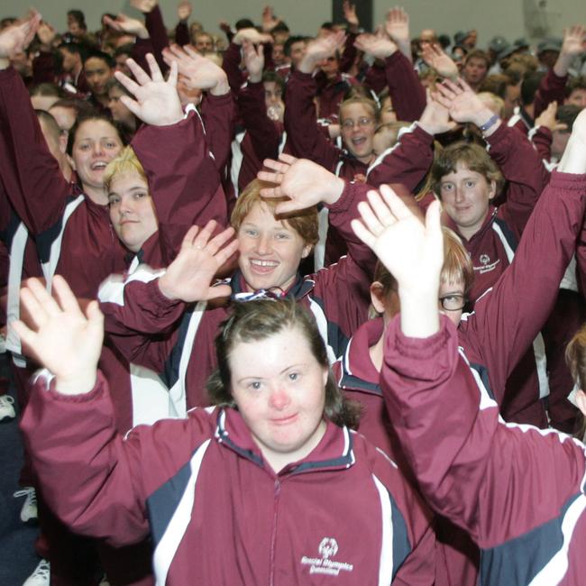 OCTOBER 02 ,2006: Opening ceremony of the Special Olympics at the Gold Coast Convention centre.PicJono/Searle