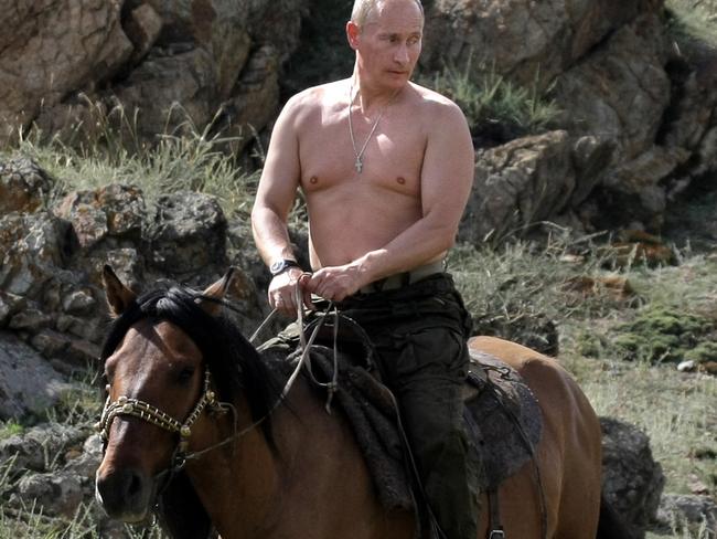 Mr Putin is easing Russia’s lockdown. Picture: AFP