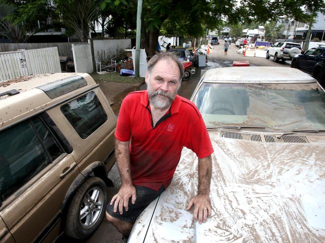 Jim Donovan with his Holden Ute that was to be a father son project. Picture: Steve Pohlner