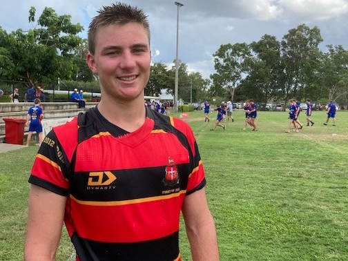 Rockhampton Grammar First XV captain Dominic Kallquist.