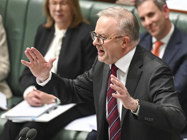 CANBERRA, Australia - NewsWire Photos - July 3, 2024:  Prime Minister Anthony Albanese during Question Time at Parliament House in Canberra. Picture: NewsWire / Martin Ollman