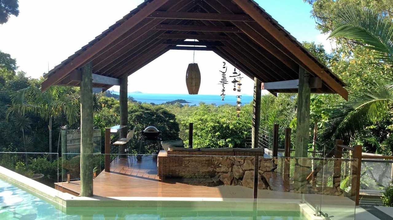 Stunning view from the Cannonvale room. Picture: Airbnb