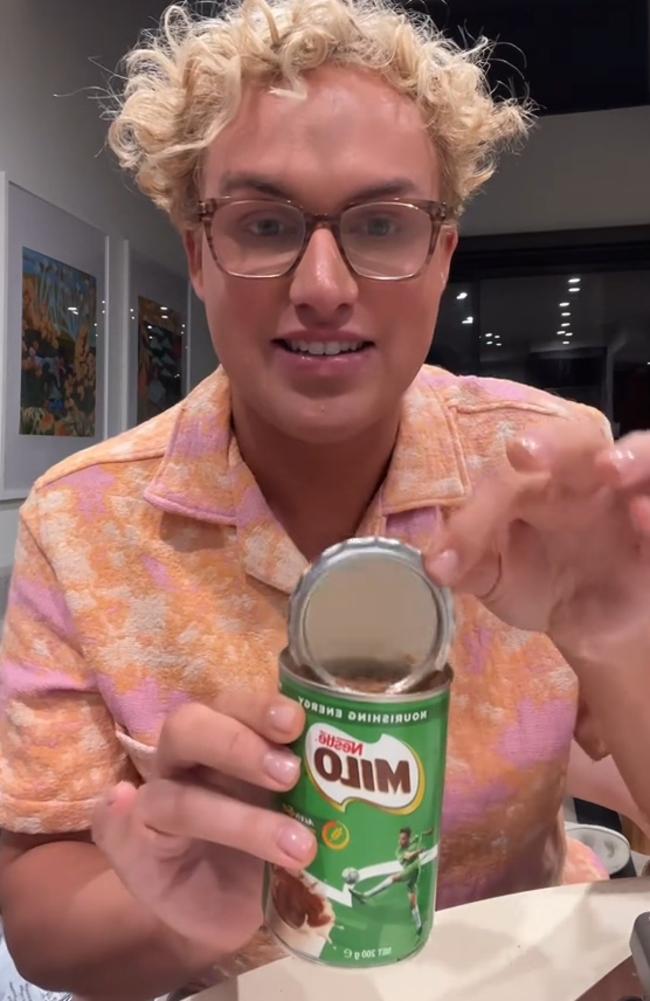 Paulsen couldn’t understand what he had done wrong when he saw all the comments at first, and vows do his research before trying vegemite. Picture: TikTok / @gaymanwithaspraytan