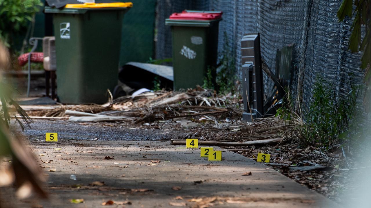 Forensics remain on scene in the aftermath of a disturbance at Bailey Cct, Driver, on Sunday morning, November 3, 2024, which is related to the disappearance of Clancy O'Sullivan. Picture: Pema Tamang Pakhrin