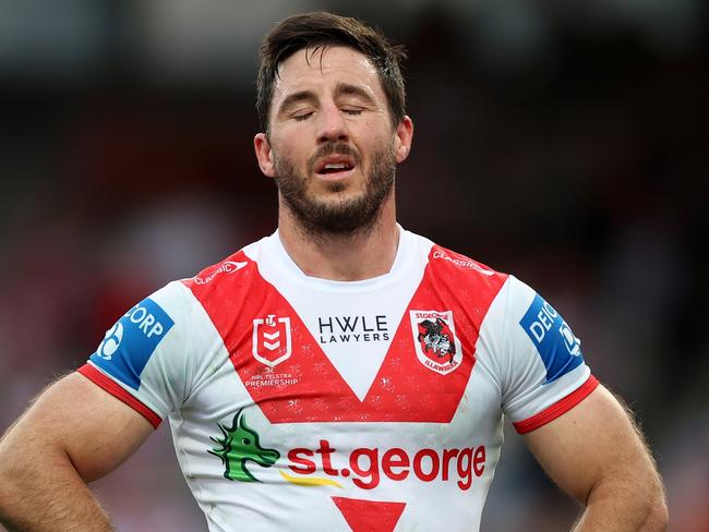 Ben Hunt is a free agent after being granted a release from the Dragons. Picture: Mark Metcalfe/Getty Images