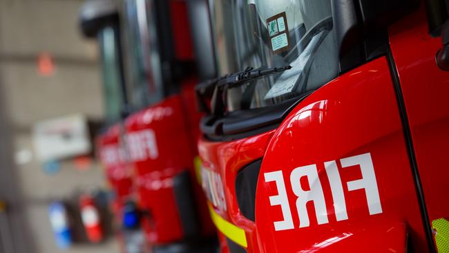 A stock image of a Fire Rescue Victoria fire truck. Picture: Fire Rescue Victoria.