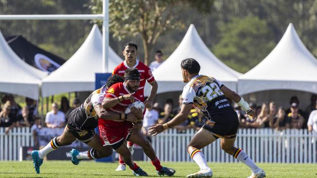 Men's Koori Knockout grand final, Walgett Aboriginal Connection vs Wiradjuri Aboriginal Rivers. Picture: Andrea Francolini