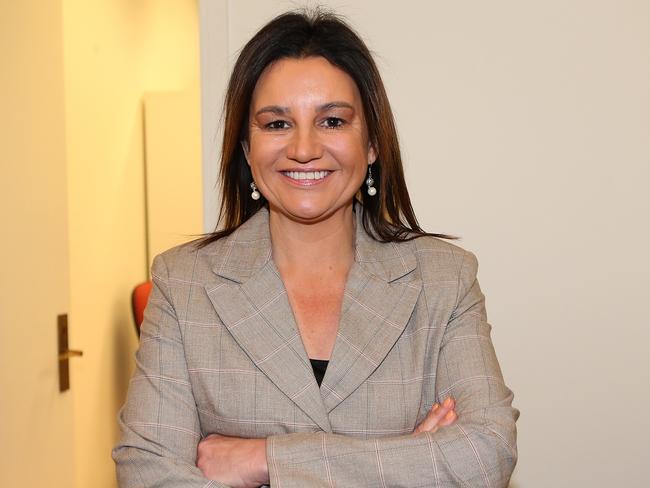 Senator Jacqui Lambie at Parliament House in Canberra.