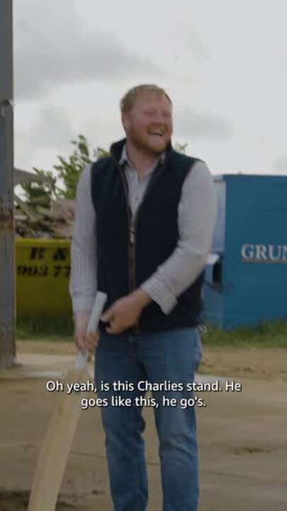 Pat Cummins visits Jeremy Clarkson's farm