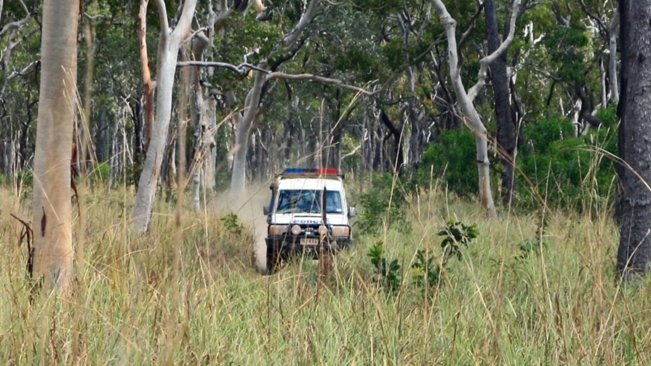 A Queensland Police vehicle traversing the bush (Photo: QLD Police)