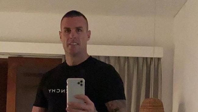 Garry Brush posted photos of his trip to Bali after being released from custody following his discharge for the double murders of Mr Ross and Mr Martin.