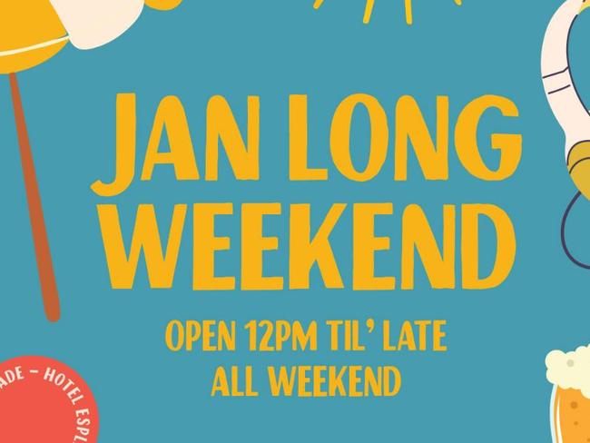 The company’s Australia Day advertising refers to the ‘Jan long weekend’.