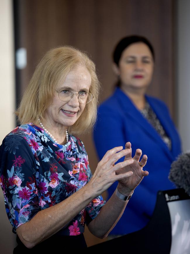 Queensland Chief Health officer Dr Jeannette Young. Picture: NCA NewsWire / Sarah Marshall