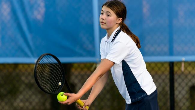 St Margaret's junior A player Eva Lewis.