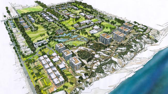 Artist impression of $200 million masterplan for redevelopment of the Minda campus at North Brighton.