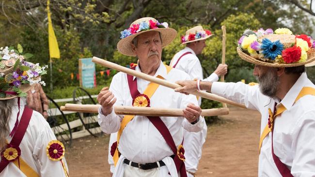 The dad from <i>The Castle</i> as a traditional Morris Dancer. (Ensuing hilarity not pictured.)