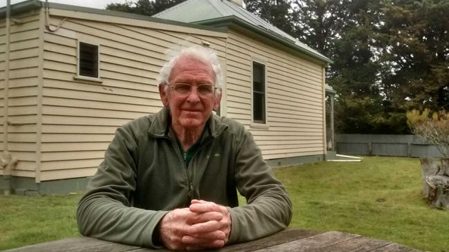 Mr Penna at his brother’s property in regional Victoria.