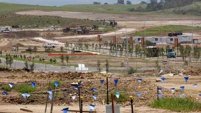 Lendlease’s Figtree Hill project in southwest Sydney. Picture: Jonathan Ng