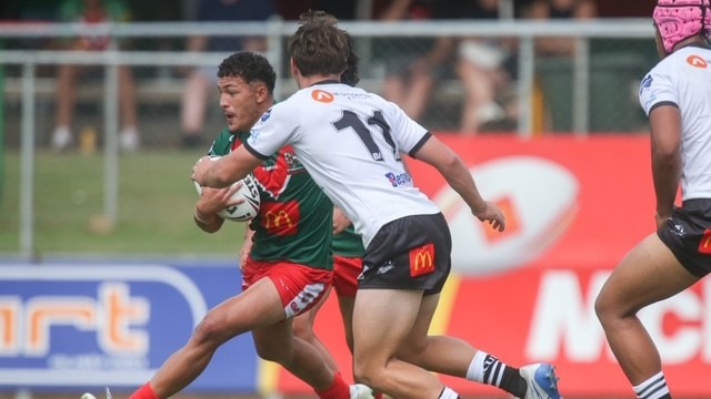 Wynnum's Jared Horne had a strong match against strong opposition.