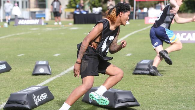 The newly launched NFL Academy on the Gold Coast is hosting its first recruitment combine on Saturday at A.B Paterson College.29 June 2024 Arundel Picture by Richard Gosling