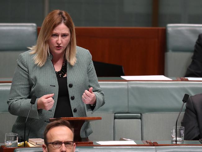 Rebekha Sharkie has issued a statement saying she doesn’t support how her Centre Alliance colleague Stirling Griff voted on the reforms. Picture: Kym Smith