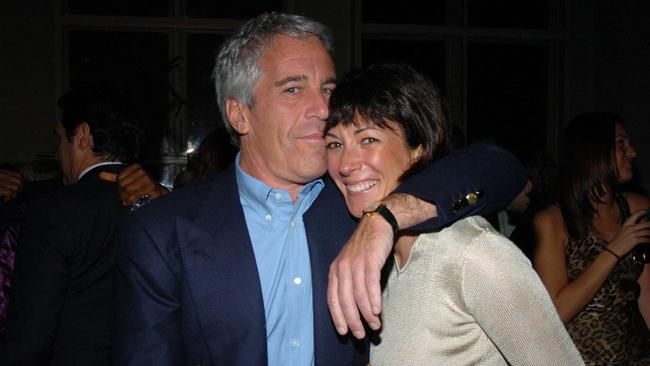 Jeffrey Epstein and Ghislaine Maxwell in New York in 2005. Picture: Getty Images