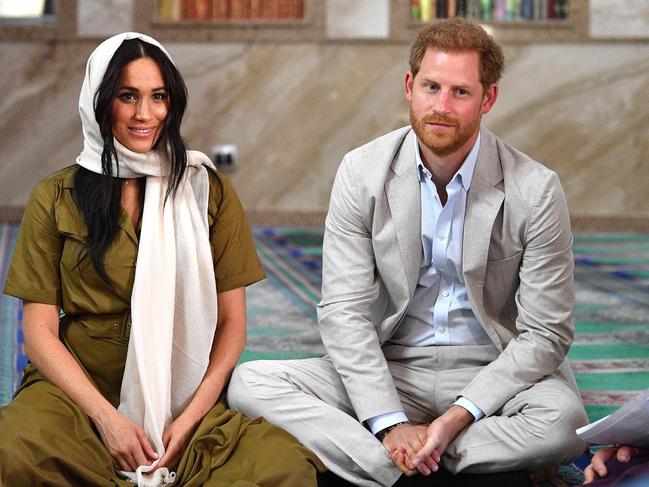 Meghan and Harry visited the Auwal Mosque in South Africa, which symbolises the freedom of former slaves to worship. Photo: Tim Rooke