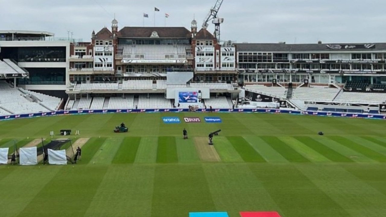 The pitch is looking very green. Photo: Twitter