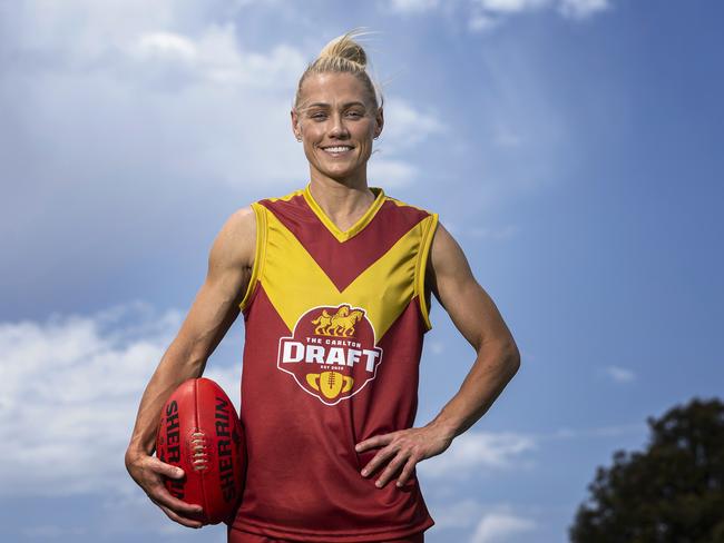 Erin Phillips will make her local footy return this weekend. Photo: Supplied/Daniel Pockett.