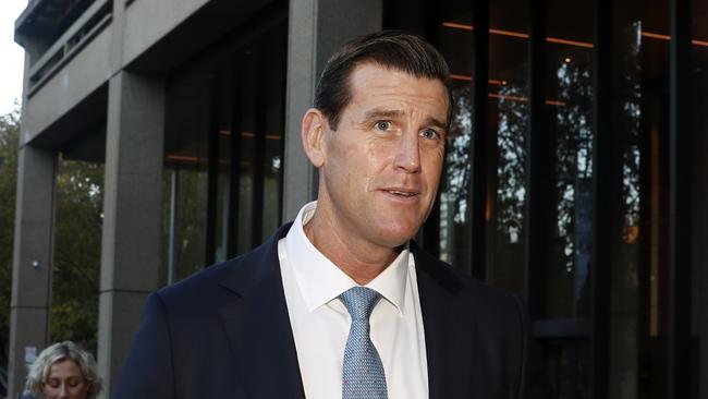 Ben Roberts-Smith outside court. Picture: NCA NewsWire / Nikki Short