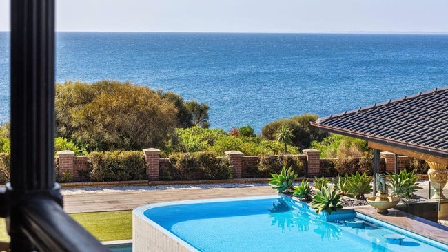 The view from the pool at 4 Denistoun Ave, Mount Eliza.