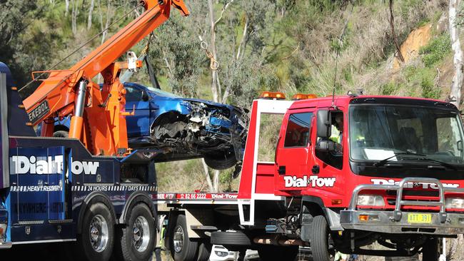 The teenage occupants survived with barely a scratch. Pic Tait Schmaal.