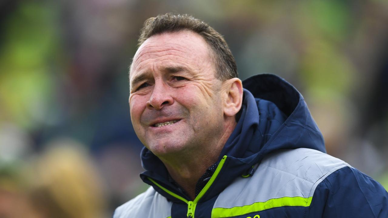 Raiders coach Ricky Stuart