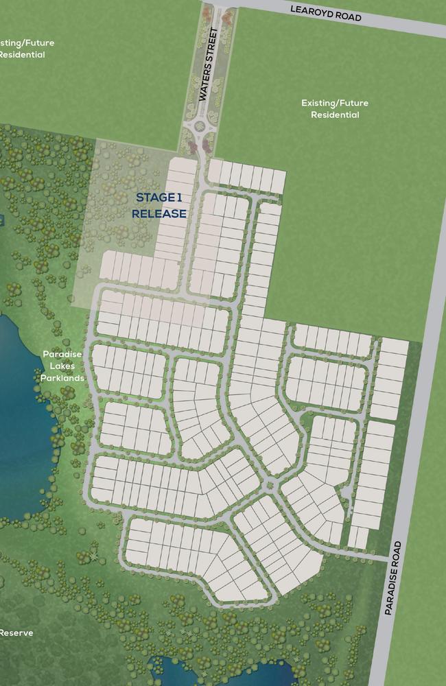 Paradise Lakes Master Plan. Picture: Supplied