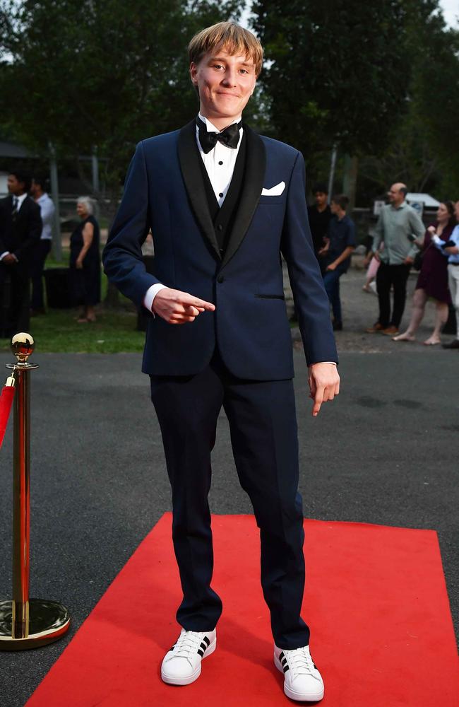 Blake Van Dorp at Nambour State College School Formal. Picture: Patrick Woods.