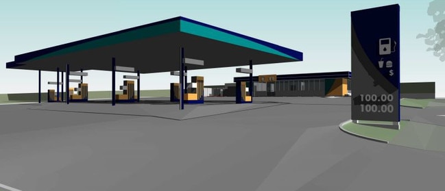 Service station proposed by Pacific Fuels. 133 - 137 North Street, Harlaxton.